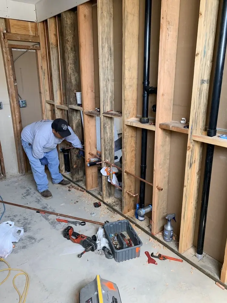 Commercial rough-in plumbing for Water Heater Replacement in Sayre Woods